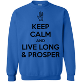 Sweatshirts Royal / Small Keep calm prosper Crewneck Sweatshirt