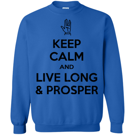 Sweatshirts Royal / Small Keep calm prosper Crewneck Sweatshirt