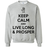 Sweatshirts Sport Grey / Small Keep calm prosper Crewneck Sweatshirt