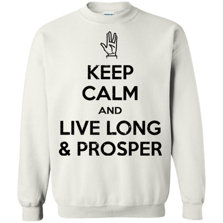 Sweatshirts White / Small Keep calm prosper Crewneck Sweatshirt