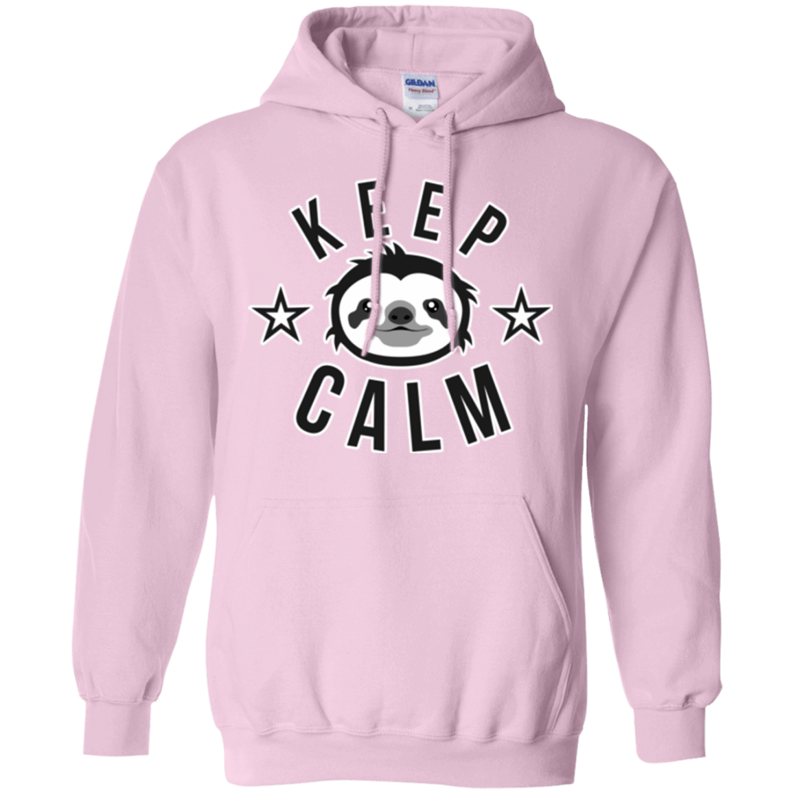 Sweatshirts Light Pink / Small Keep Calm Pullover Hoodie