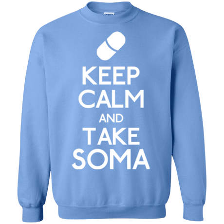 Sweatshirts Carolina Blue / Small Keep Calm Soma Crewneck Sweatshirt