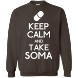 Sweatshirts Dark Chocolate / Small Keep Calm Soma Crewneck Sweatshirt