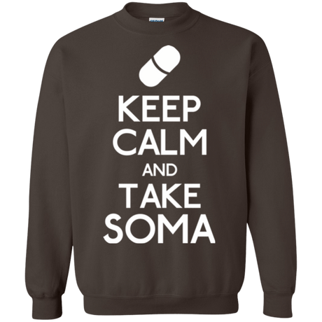 Sweatshirts Dark Chocolate / Small Keep Calm Soma Crewneck Sweatshirt
