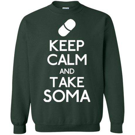 Sweatshirts Forest Green / Small Keep Calm Soma Crewneck Sweatshirt