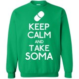 Sweatshirts Irish Green / Small Keep Calm Soma Crewneck Sweatshirt