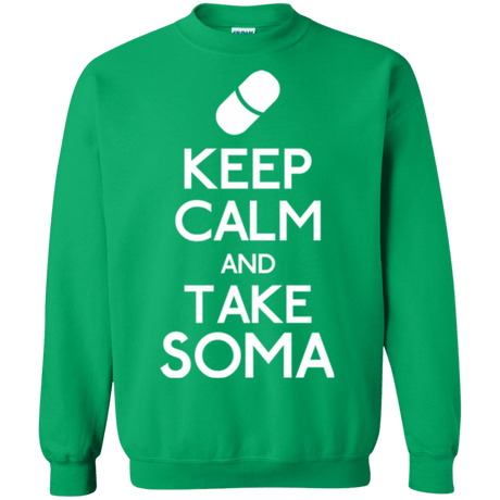 Sweatshirts Irish Green / Small Keep Calm Soma Crewneck Sweatshirt