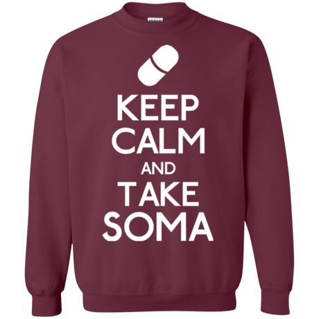 Sweatshirts Maroon / Small Keep Calm Soma Crewneck Sweatshirt