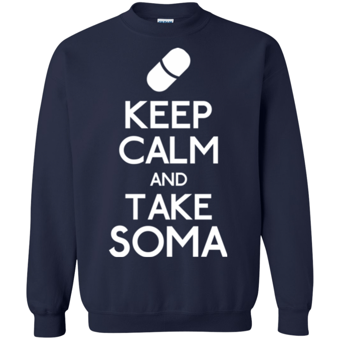 Sweatshirts Navy / Small Keep Calm Soma Crewneck Sweatshirt