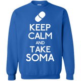 Sweatshirts Royal / Small Keep Calm Soma Crewneck Sweatshirt