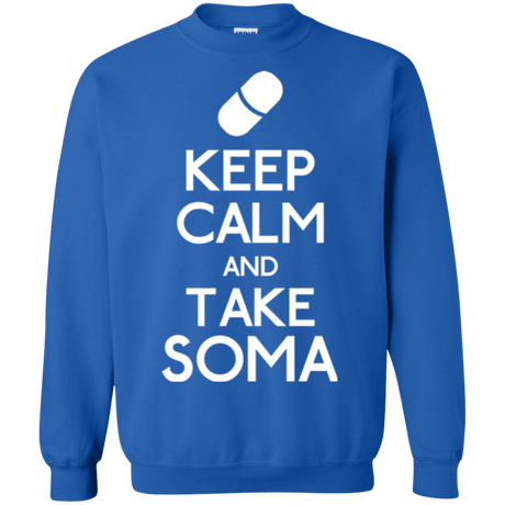 Sweatshirts Royal / Small Keep Calm Soma Crewneck Sweatshirt