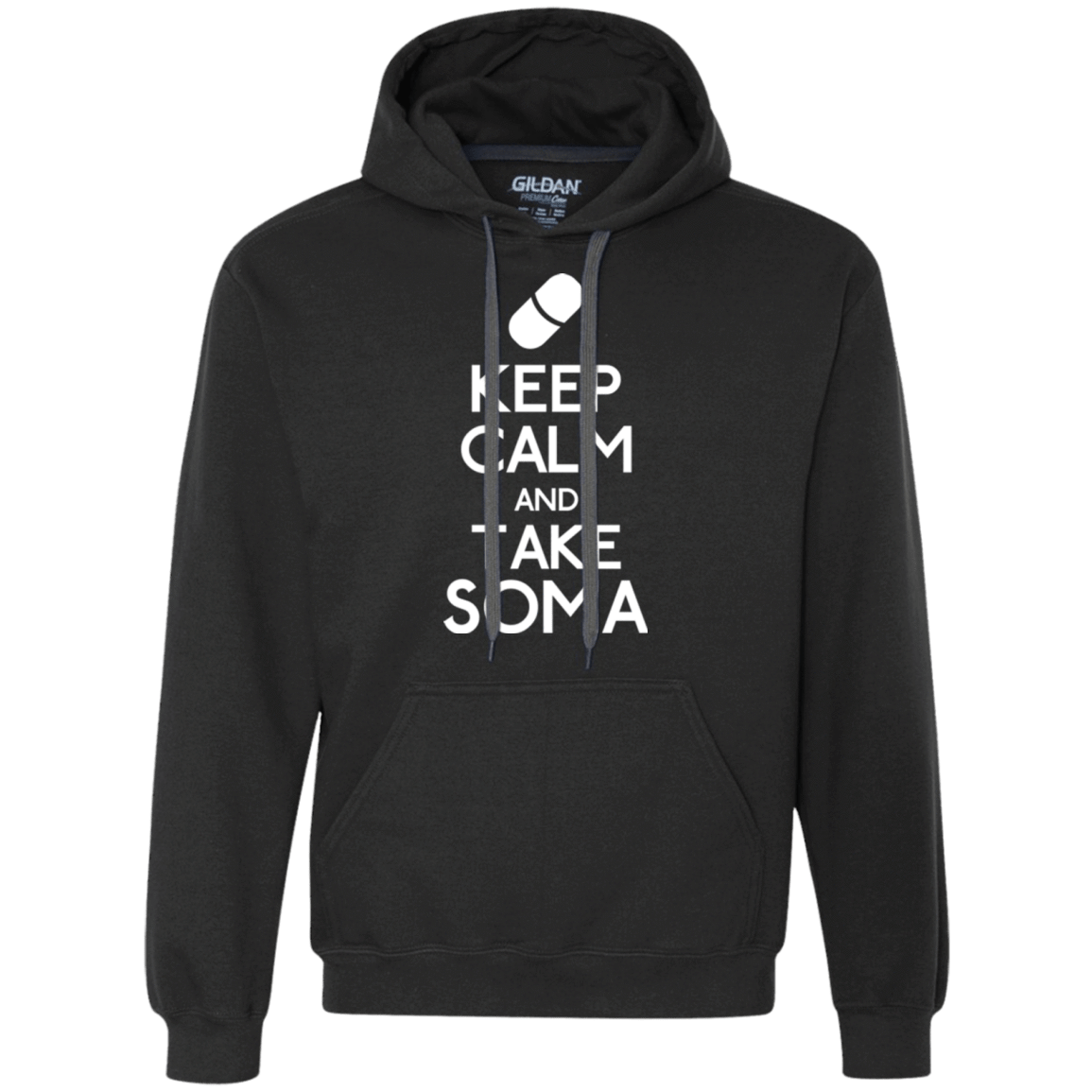 Sweatshirts Black / Small Keep Calm Soma Premium Fleece Hoodie