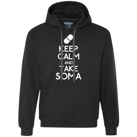 Sweatshirts Black / Small Keep Calm Soma Premium Fleece Hoodie