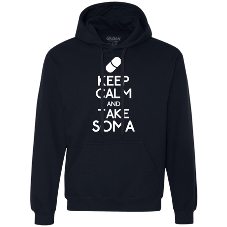 Sweatshirts Navy / Small Keep Calm Soma Premium Fleece Hoodie