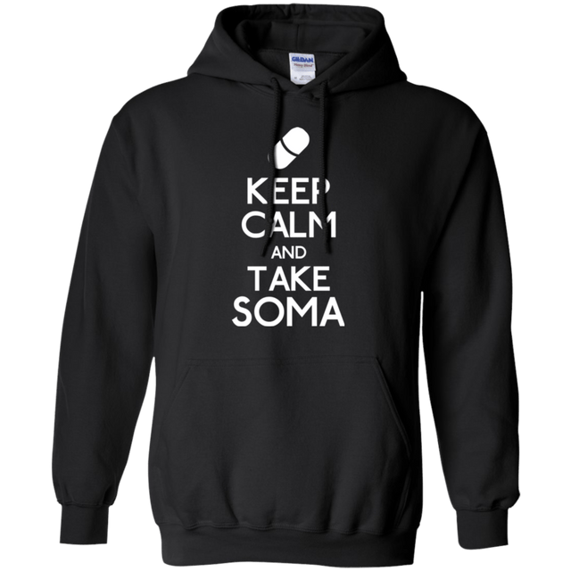 Sweatshirts Black / Small Keep Calm Soma Pullover Hoodie