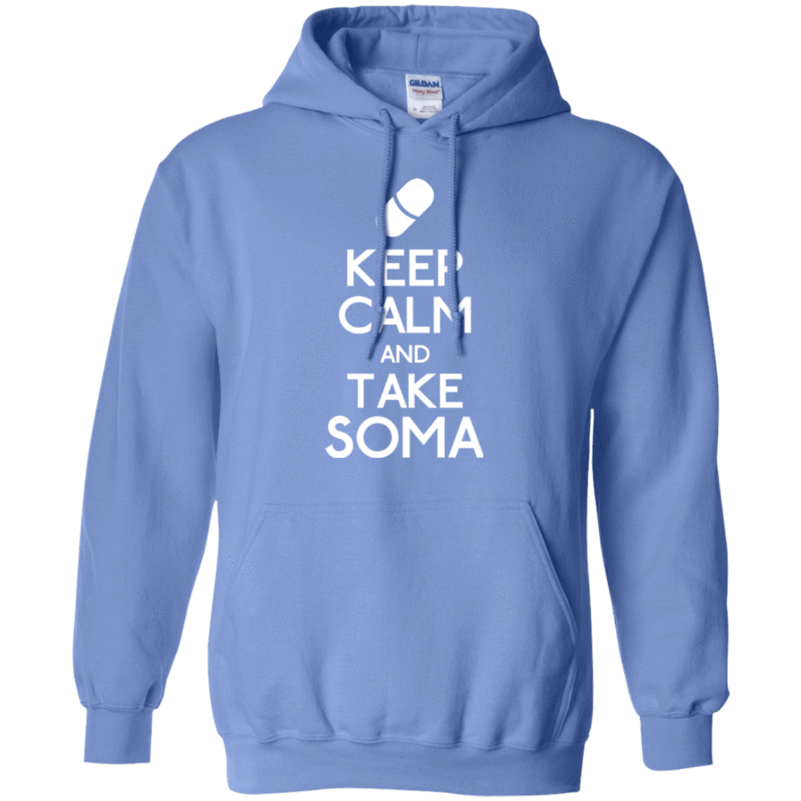 Sweatshirts Carolina Blue / Small Keep Calm Soma Pullover Hoodie