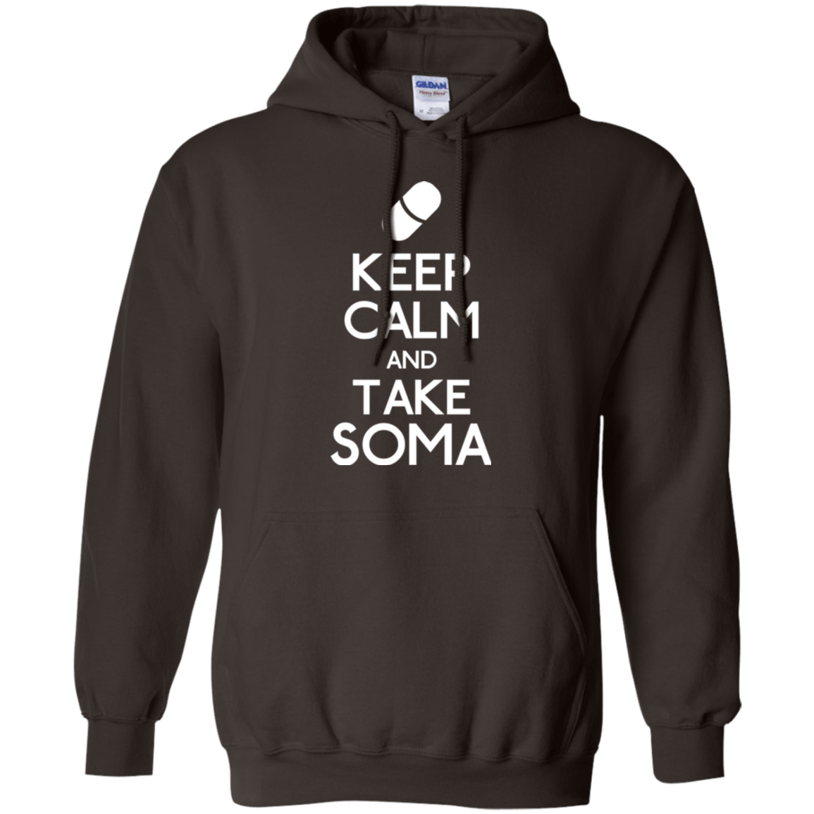 Sweatshirts Dark Chocolate / Small Keep Calm Soma Pullover Hoodie