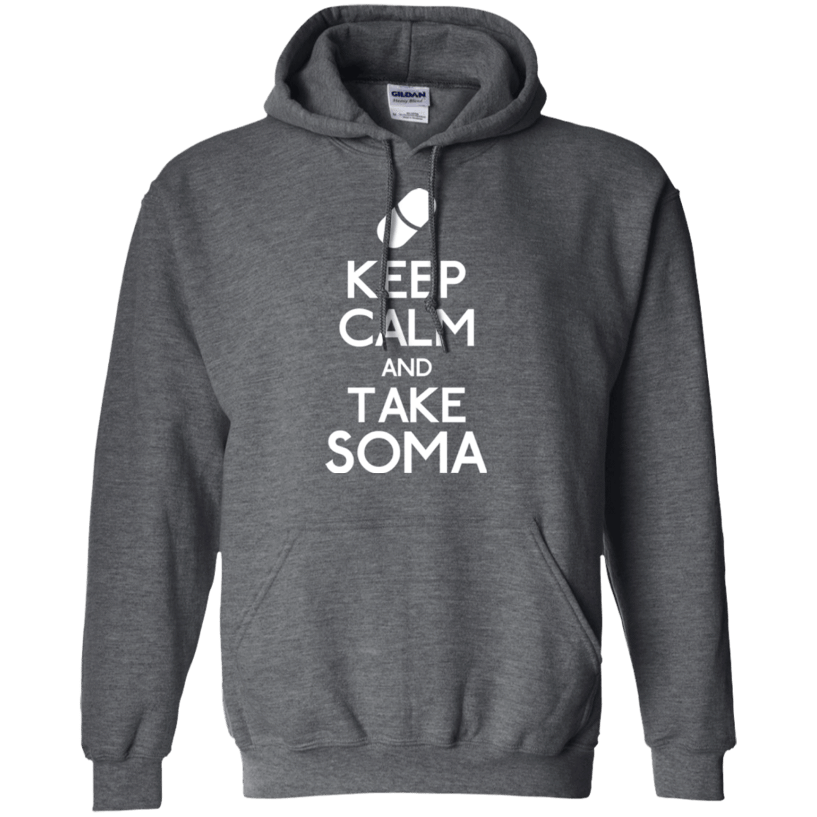 Sweatshirts Dark Heather / Small Keep Calm Soma Pullover Hoodie