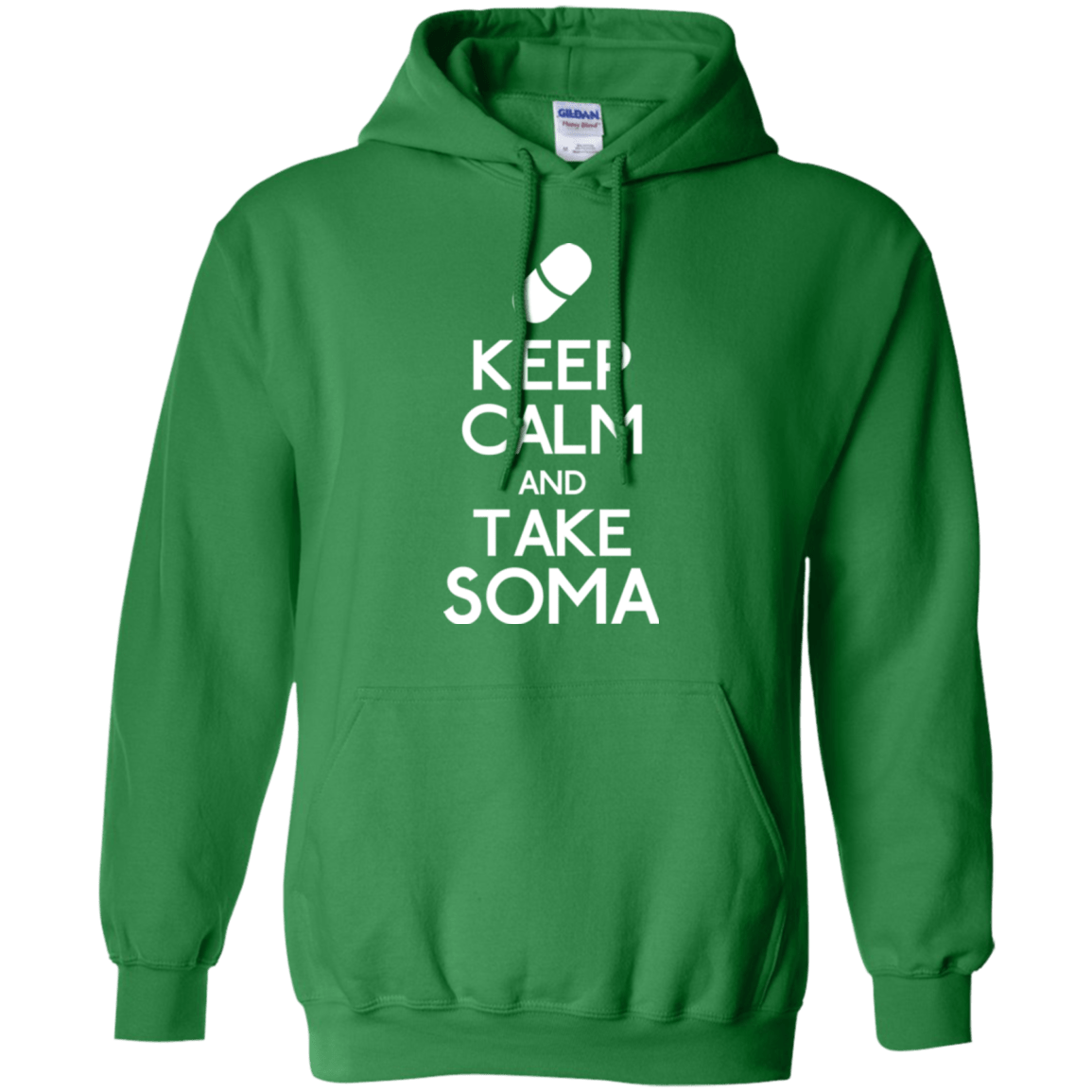 Sweatshirts Irish Green / Small Keep Calm Soma Pullover Hoodie