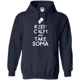 Sweatshirts Navy / Small Keep Calm Soma Pullover Hoodie