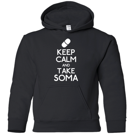 Sweatshirts Black / YS Keep Calm Soma Youth Hoodie