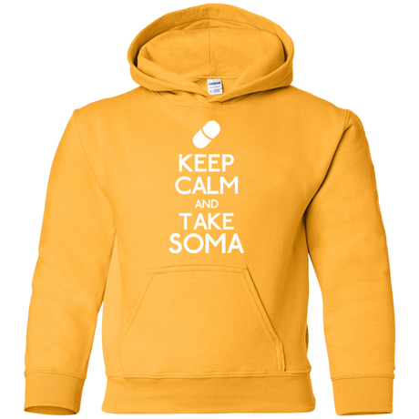 Sweatshirts Gold / YS Keep Calm Soma Youth Hoodie