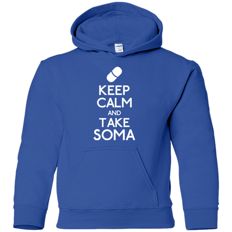 Sweatshirts Royal / YS Keep Calm Soma Youth Hoodie