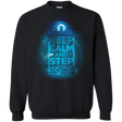 Sweatshirts Black / Small Keep Calm Tardis Crewneck Sweatshirt