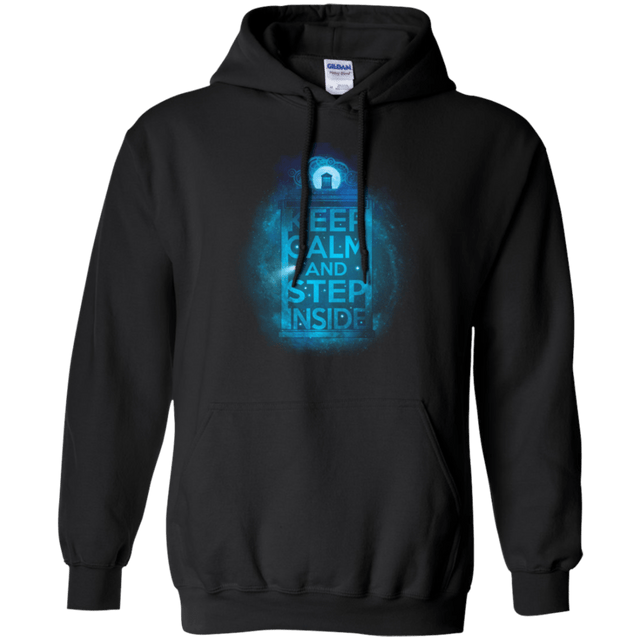 Sweatshirts Black / Small Keep Calm Tardis Pullover Hoodie