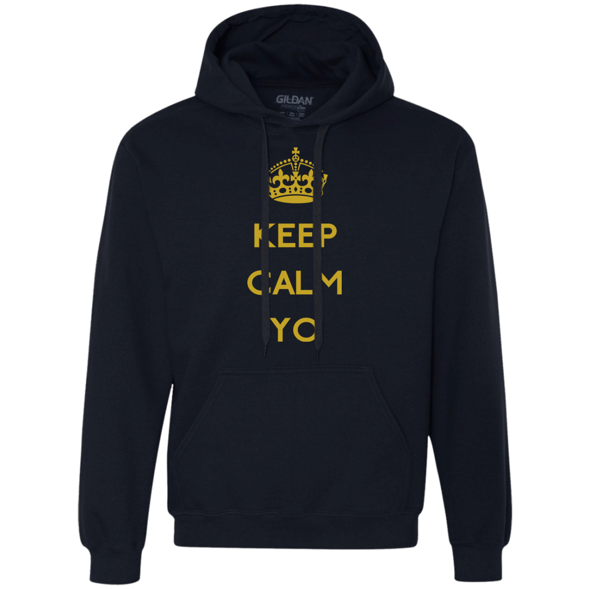 Keep Calm Yo Premium Fleece Hoodie