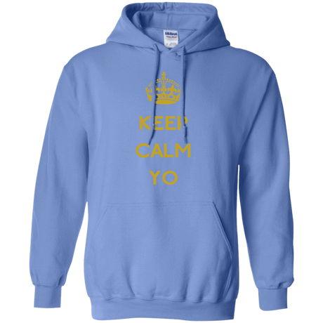 Sweatshirts Carolina Blue / Small Keep Calm Yo Pullover Hoodie