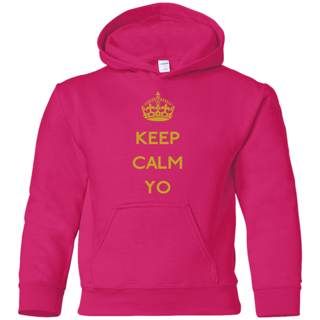 Sweatshirts Heliconia / YS Keep Calm Yo Youth Hoodie