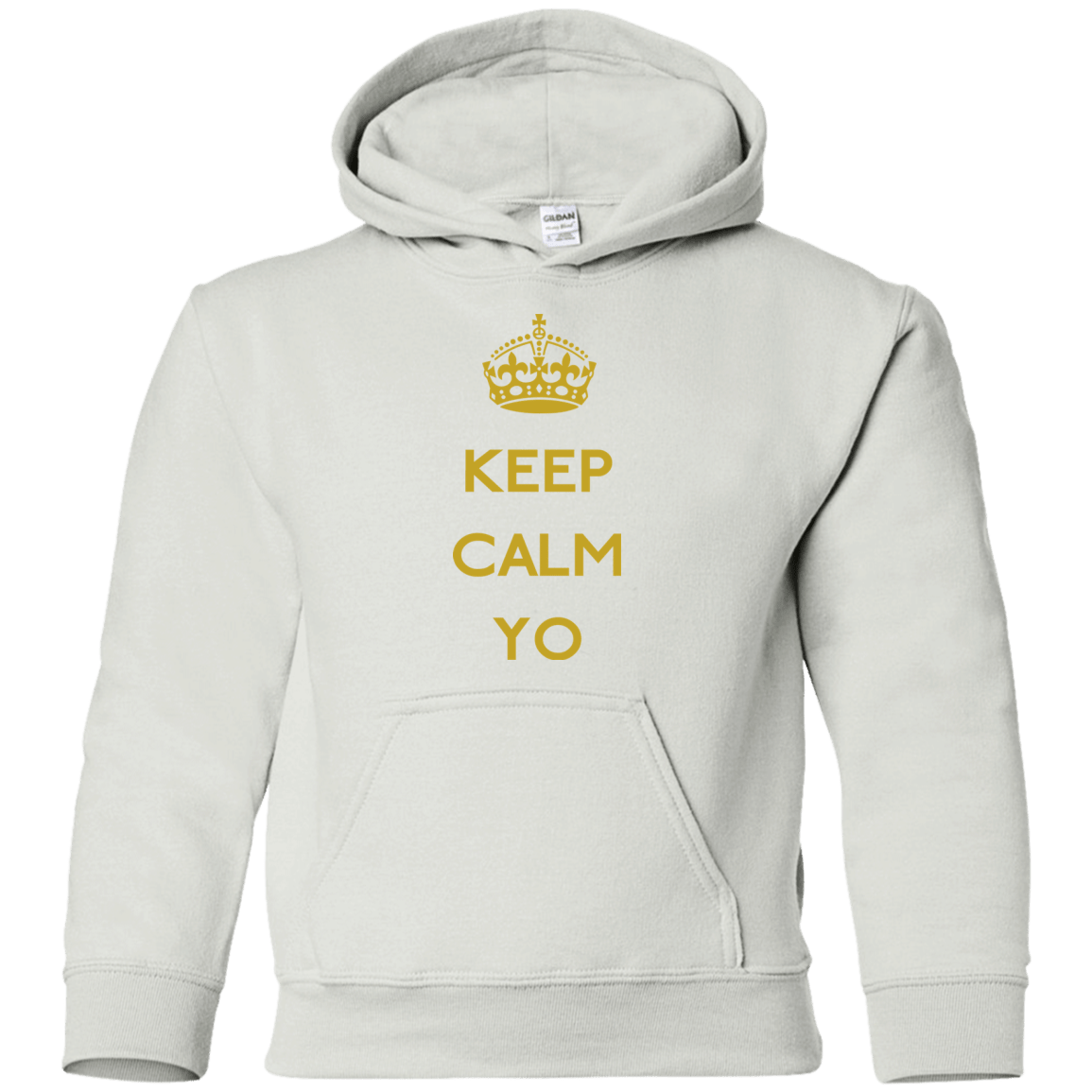 Sweatshirts White / YS Keep Calm Yo Youth Hoodie