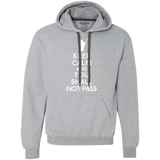Sweatshirts Sport Grey / S Keep Calm You Shall Not Pass Premium Fleece Hoodie