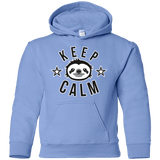 Sweatshirts Carolina Blue / YS Keep Calm Youth Hoodie
