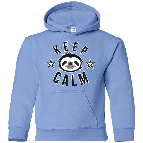Sweatshirts Carolina Blue / YS Keep Calm Youth Hoodie