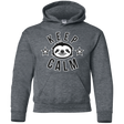 Sweatshirts Dark Heather / YS Keep Calm Youth Hoodie