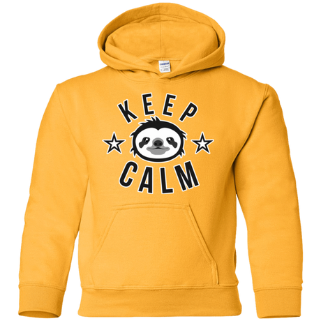 Sweatshirts Gold / YS Keep Calm Youth Hoodie