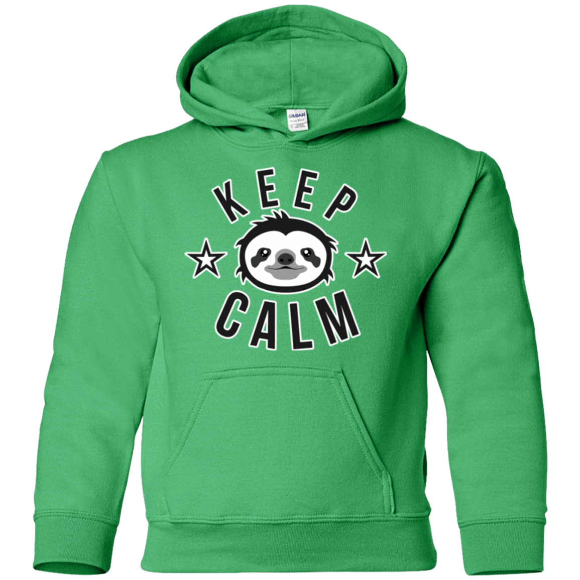 Sweatshirts Irish Green / YS Keep Calm Youth Hoodie