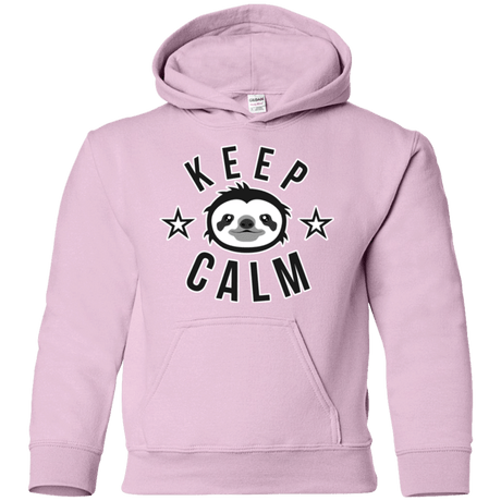 Sweatshirts Light Pink / YS Keep Calm Youth Hoodie
