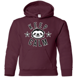 Sweatshirts Maroon / YS Keep Calm Youth Hoodie