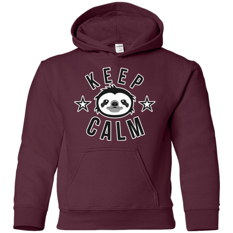 Sweatshirts Maroon / YS Keep Calm Youth Hoodie