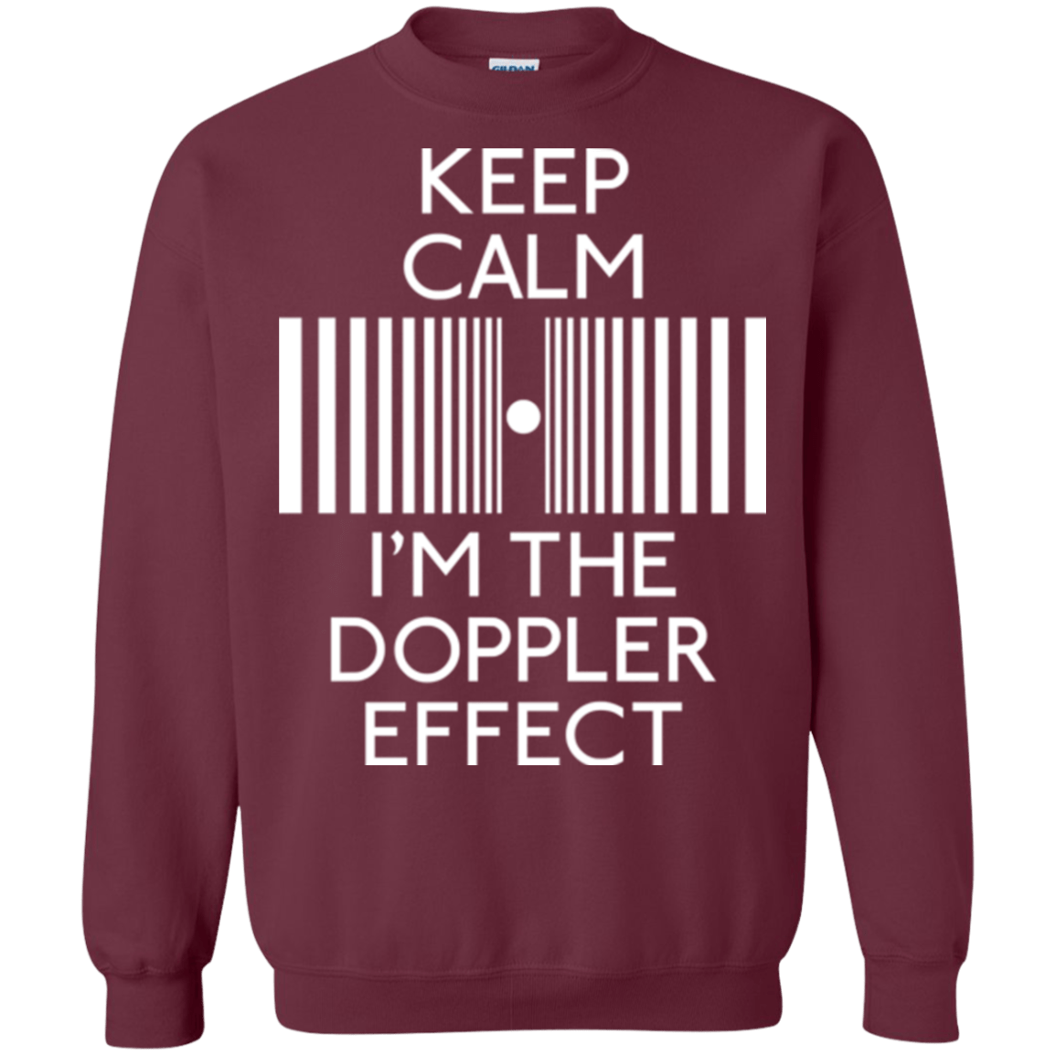 Sweatshirts Maroon / Small Keep doppler Crewneck Sweatshirt