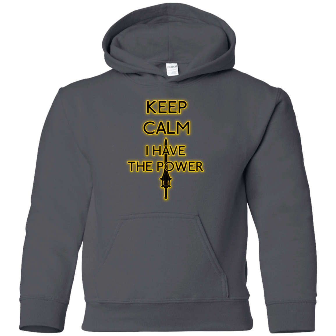 Sweatshirts Charcoal / YS Keep have the Power Youth Hoodie