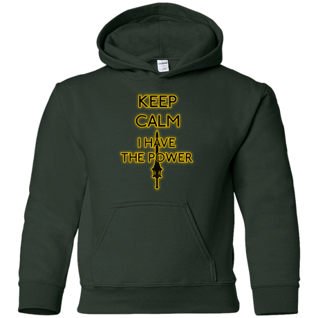 Sweatshirts Forest Green / YS Keep have the Power Youth Hoodie