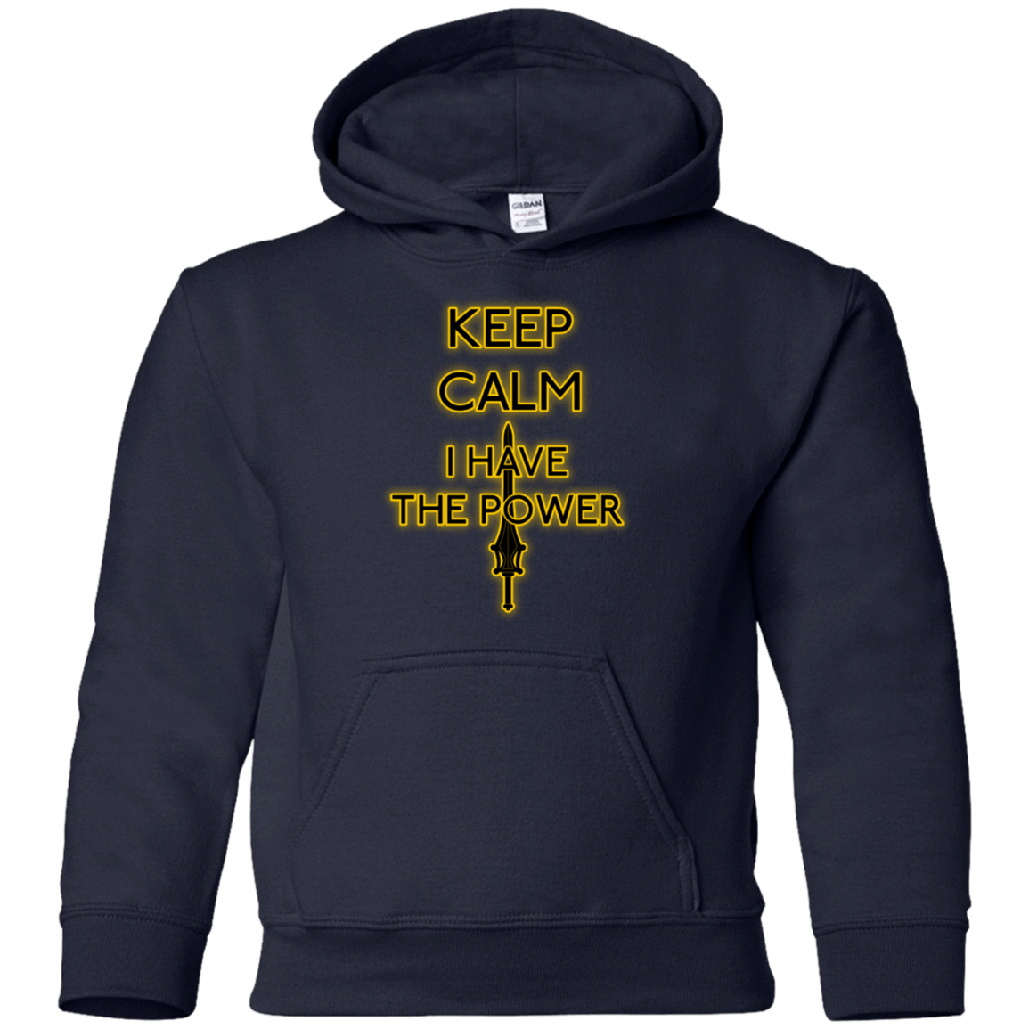 Sweatshirts Navy / YS Keep have the Power Youth Hoodie