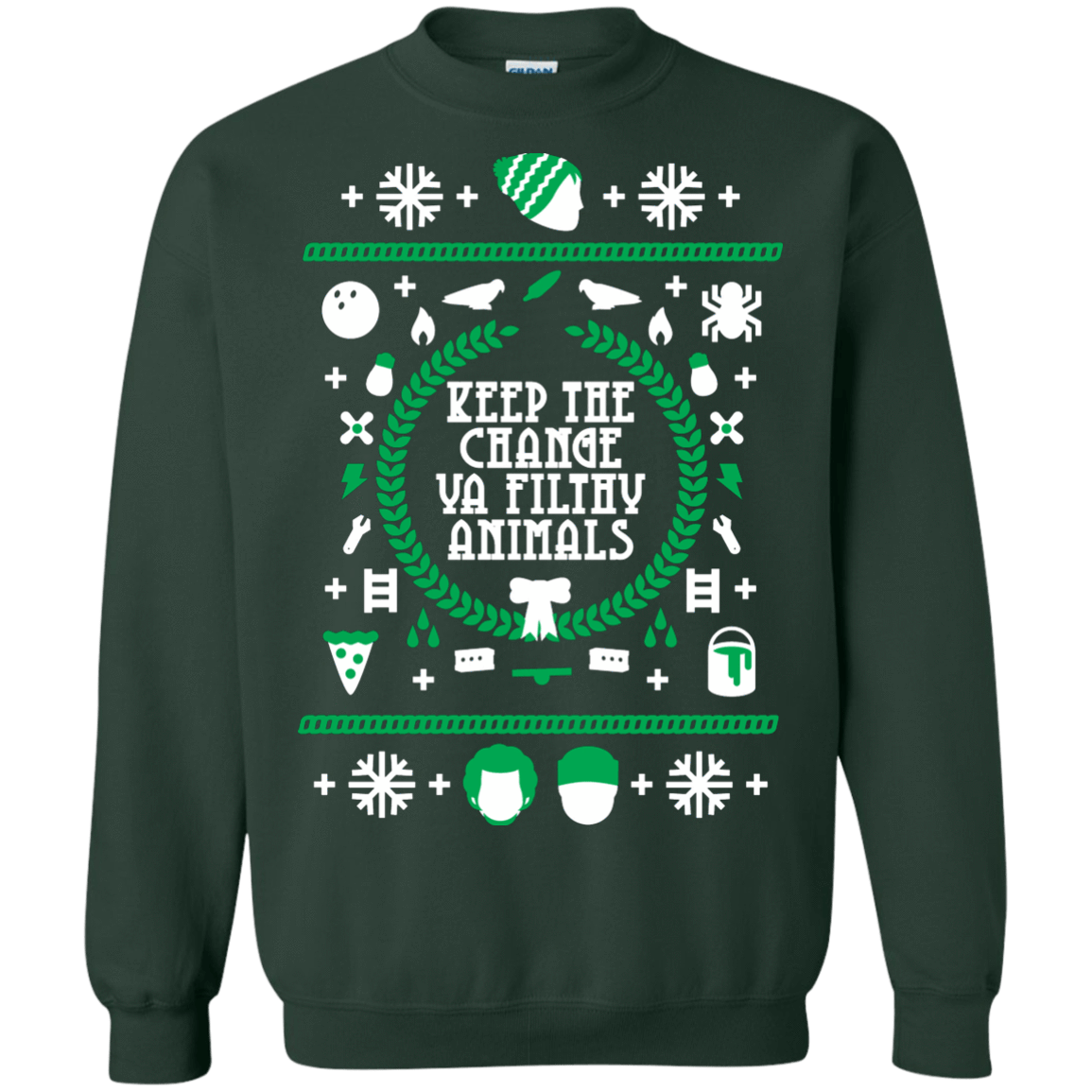 Sweatshirts Forest Green / Small Keep The Change Crewneck Sweatshirt