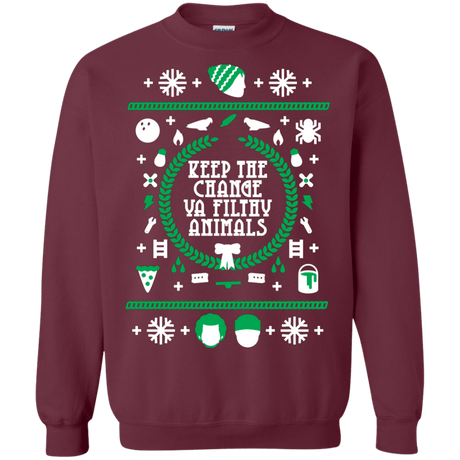 Sweatshirts Maroon / Small Keep The Change Crewneck Sweatshirt