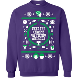 Sweatshirts Purple / Small Keep The Change Crewneck Sweatshirt