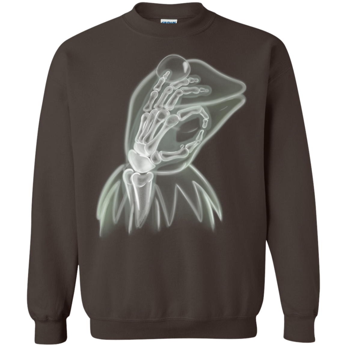 Sweatshirts Dark Chocolate / S Kermit the Troll Crewneck Sweatshirt